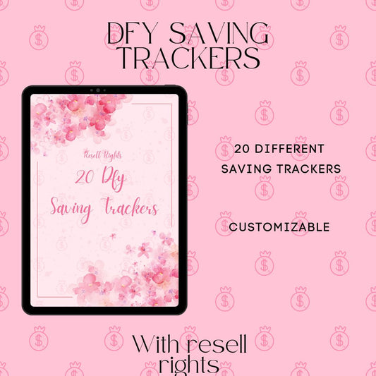 DFY SAVING TRACKERS (RESELL RIGHTS )