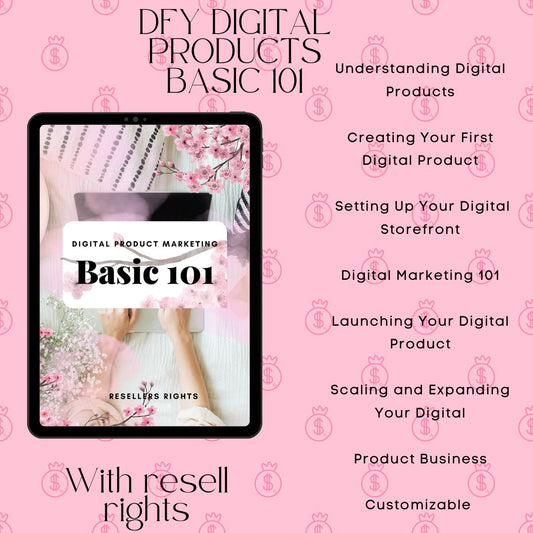 DIGITAL PRODUCTS BASIC 101 (RESELL RIGHTS)